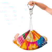 Portaneonati in cotone pieghevole per pesaneonati elettronico in sospensione